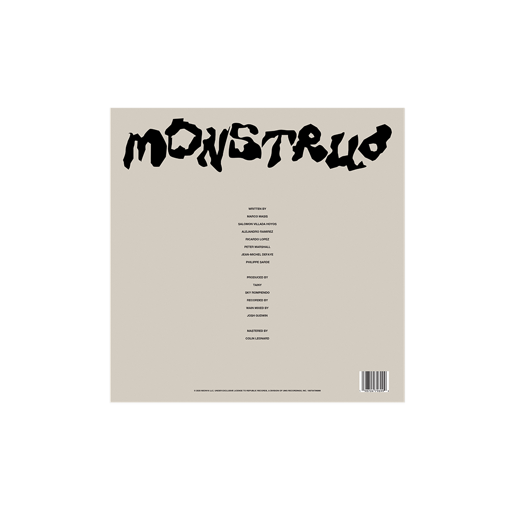 MONSTRUO 7” Vinyl Back